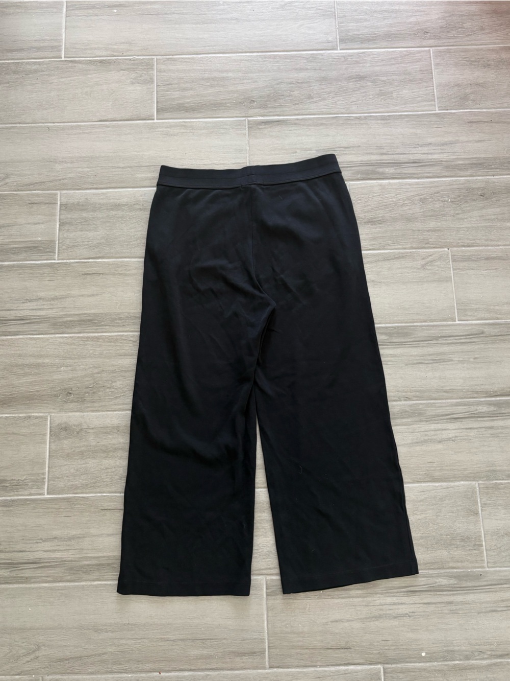 Madewell Black Pull On Wide Leg Pants - Picture 2 of 5